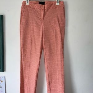 coral colored dress pants